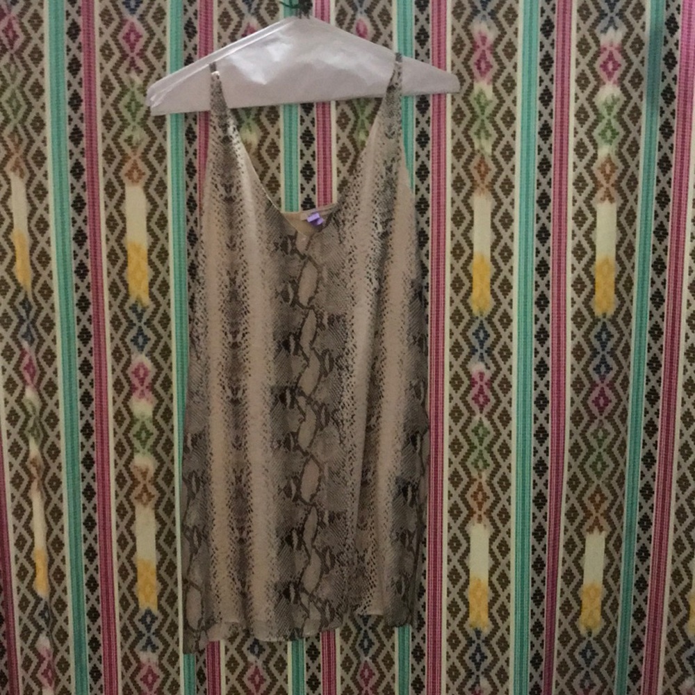 Lavender Brown snake skin dress - Picture 2 of 5